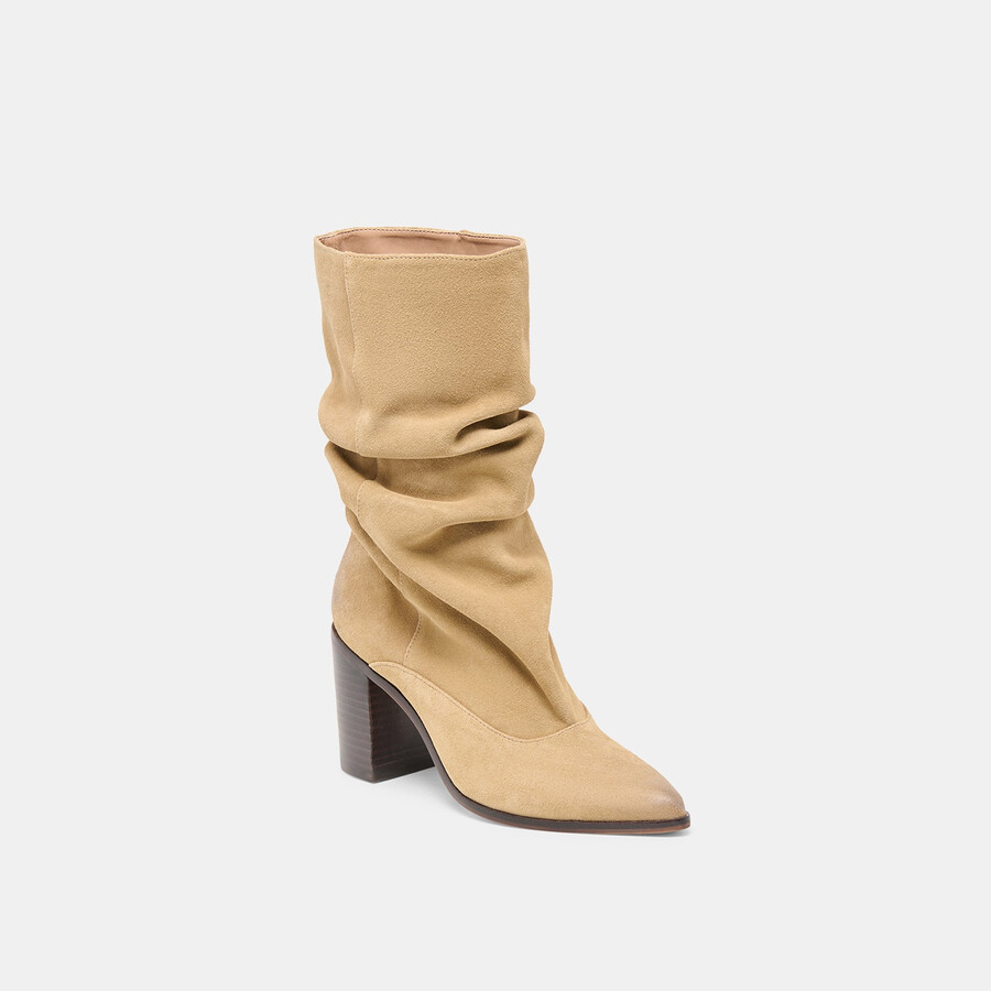 talina boots dunkeltaupe wildleder