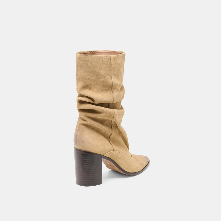 talina boots dunkeltaupe wildleder