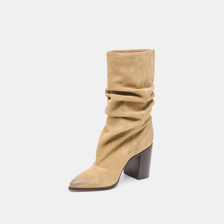 talina boots dunkeltaupe wildleder