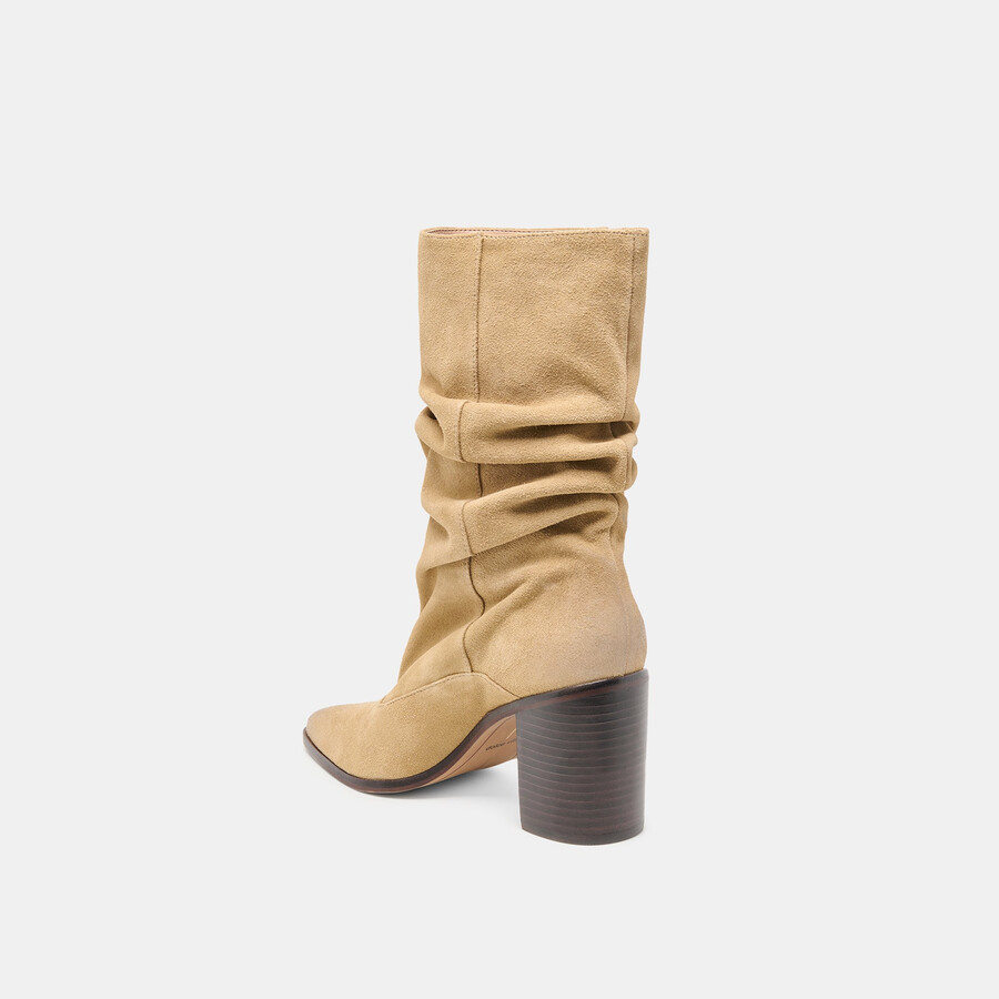 talina boots dunkeltaupe wildleder