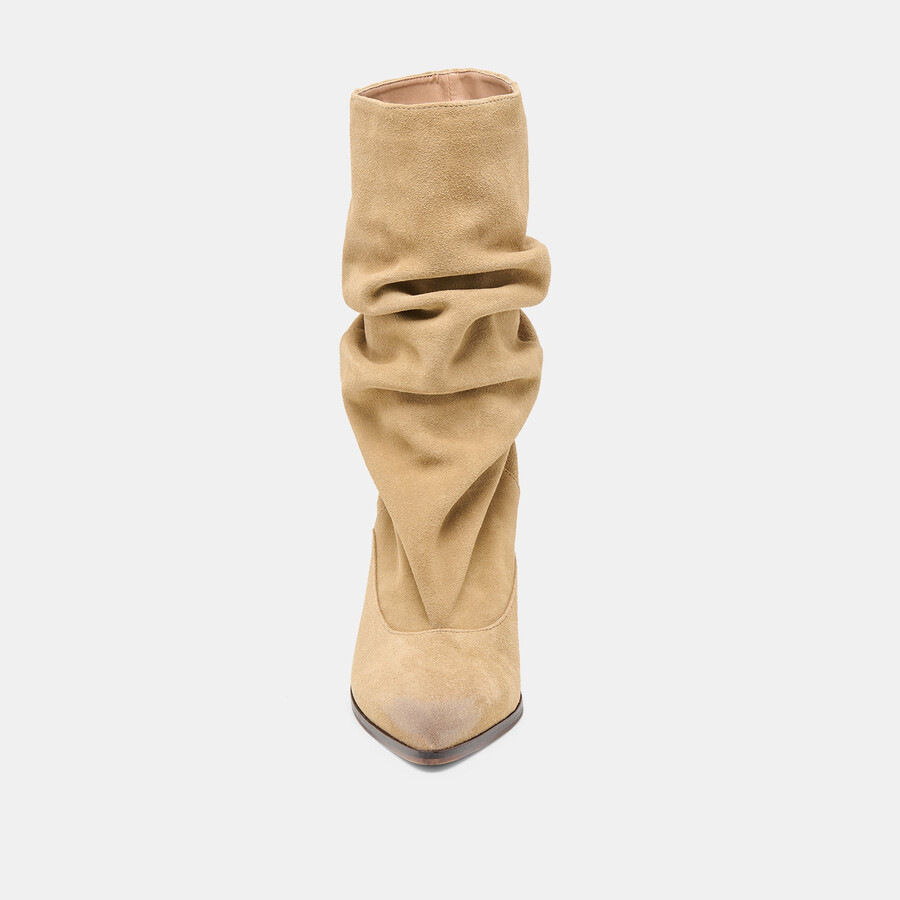 talina boots dunkeltaupe wildleder