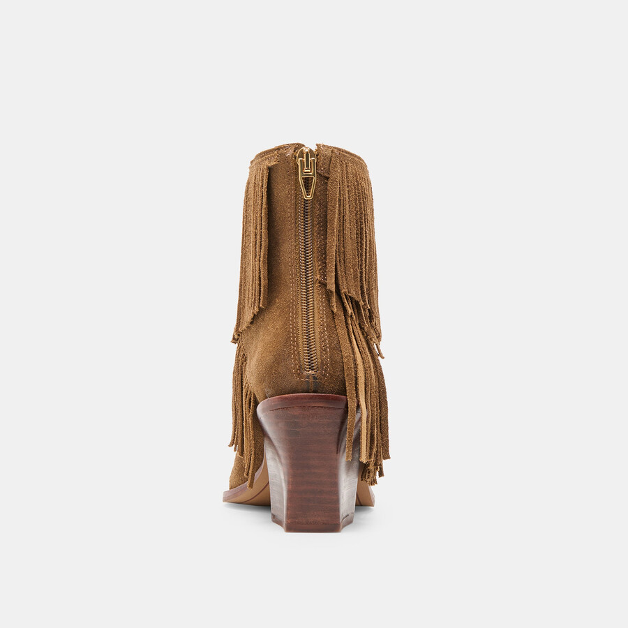 torey stiefeletten aus kastanienbraunem wildleder