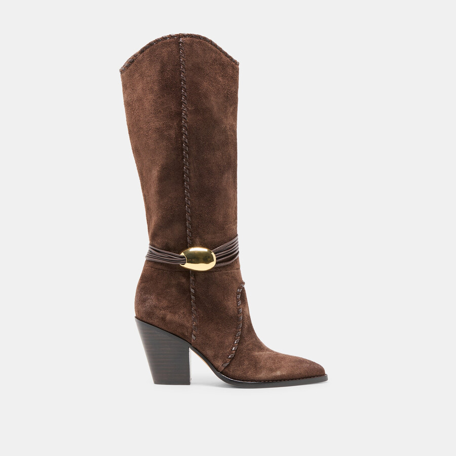 jody boots dunkelbraunes wildleder