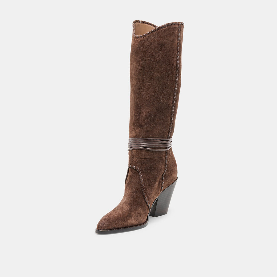 jody boots dunkelbraunes wildleder