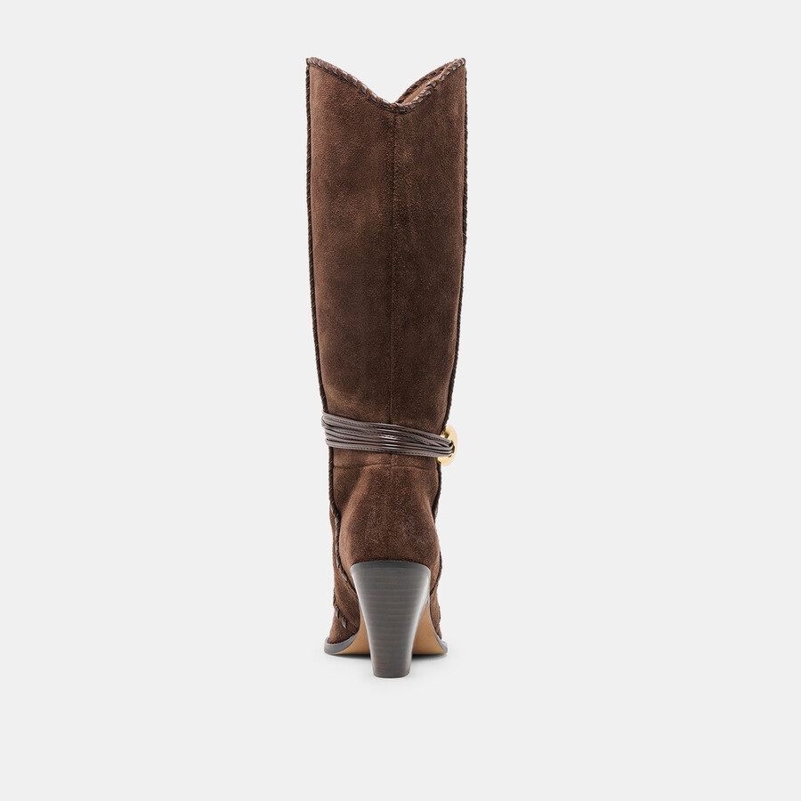 jody boots dunkelbraunes wildleder