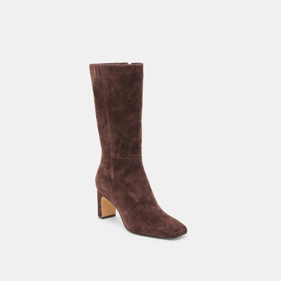 riggs boots mahagoni-wildleder