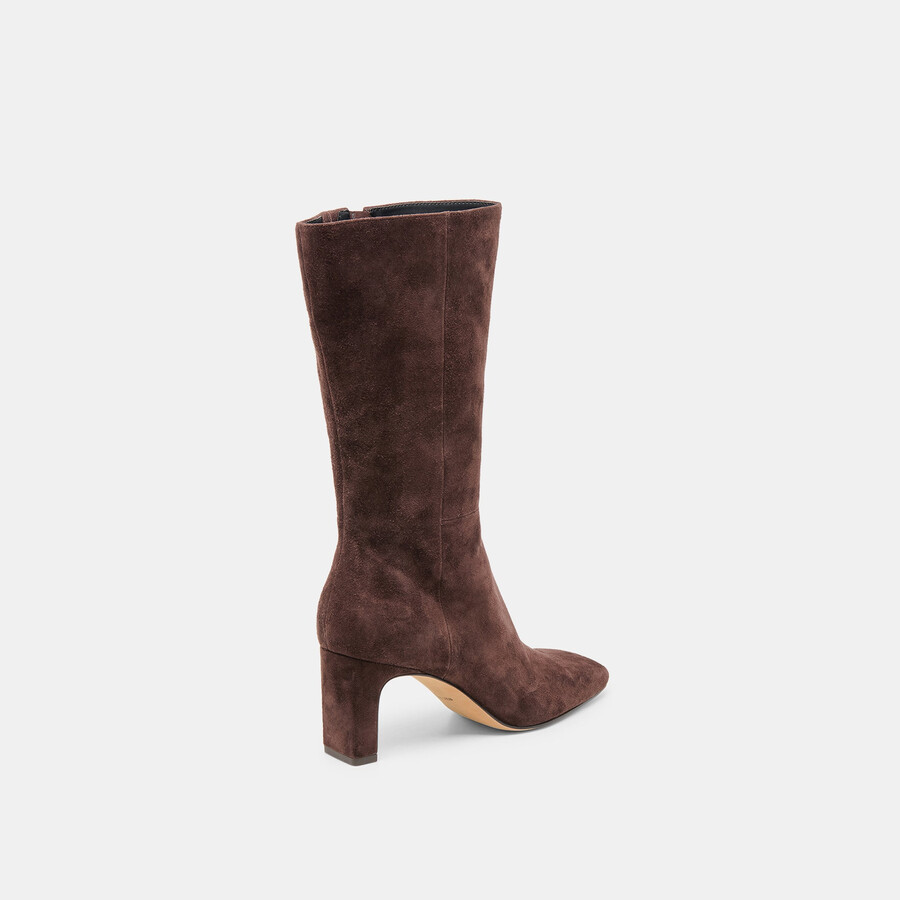 riggs boots mahagoni-wildleder