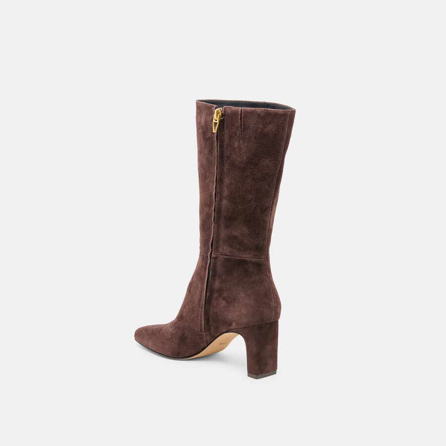 riggs boots mahagoni-wildleder