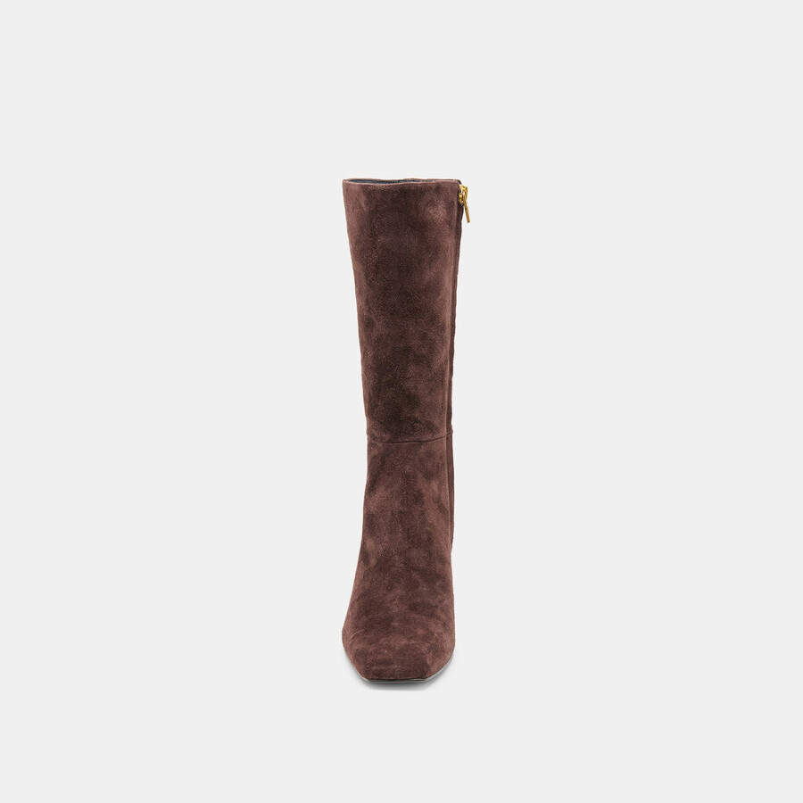 riggs boots mahagoni-wildleder