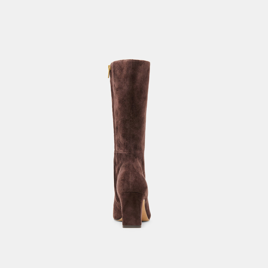 riggs boots mahagoni-wildleder