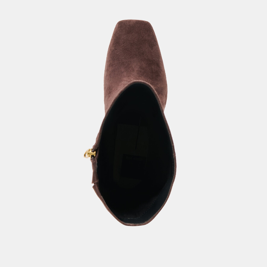 riggs boots mahagoni-wildleder