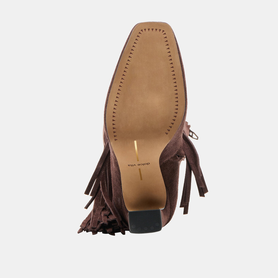giano boots mahagoni-wildleder