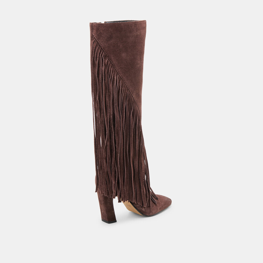 giano boots mahagoni-wildleder