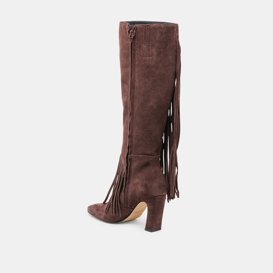 giano boots mahagoni-wildleder