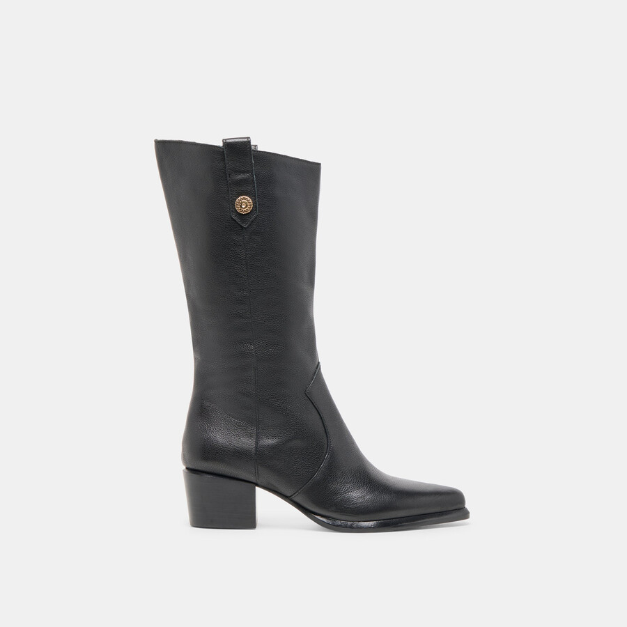 vern boots schwarzes leder