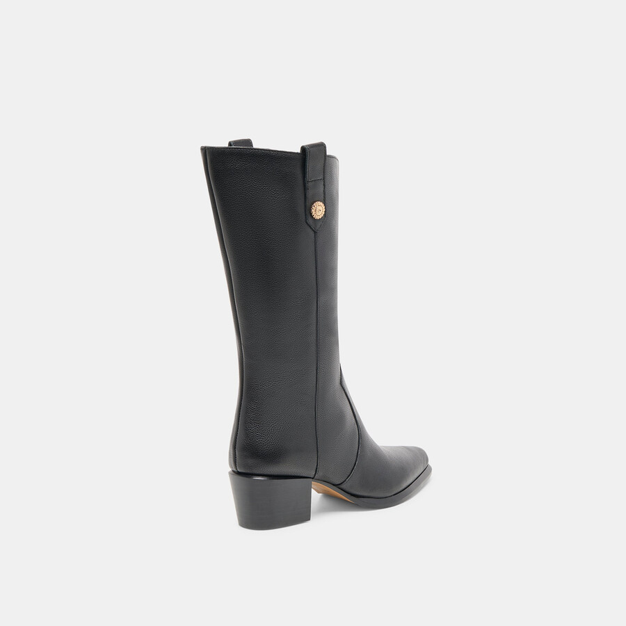 vern boots schwarzes leder