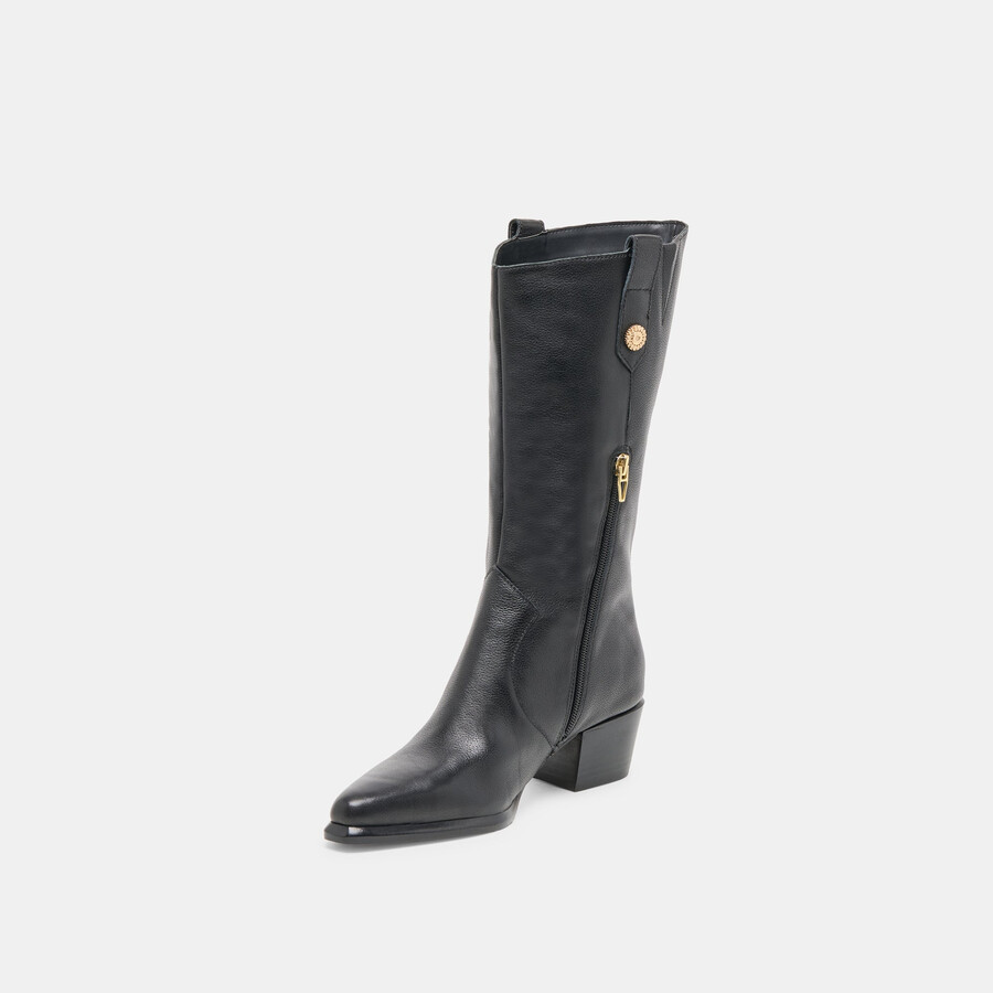 vern boots schwarzes leder
