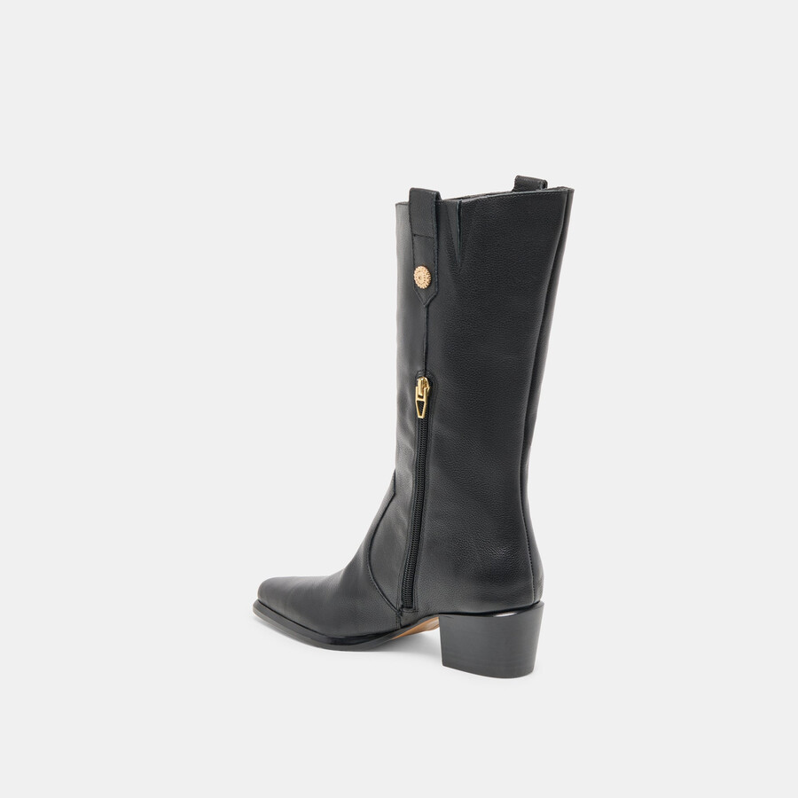 vern boots schwarzes leder