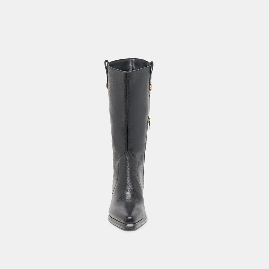 vern boots schwarzes leder