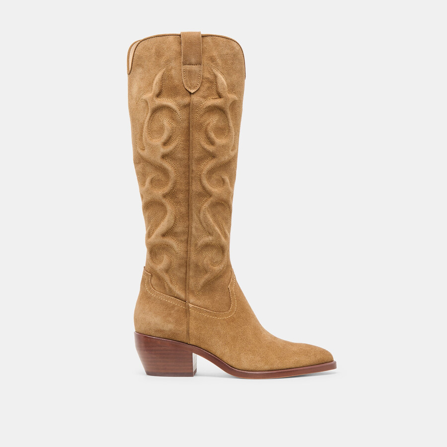 mirla boots hellbraunes wildleder