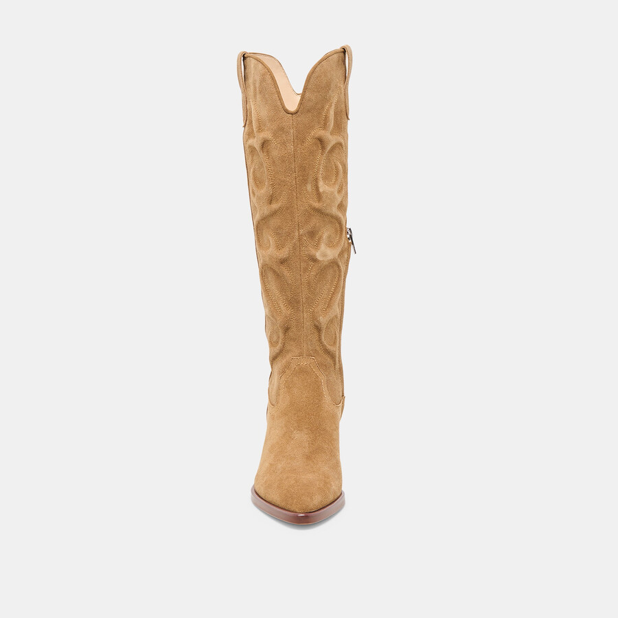 mirla boots hellbraunes wildleder