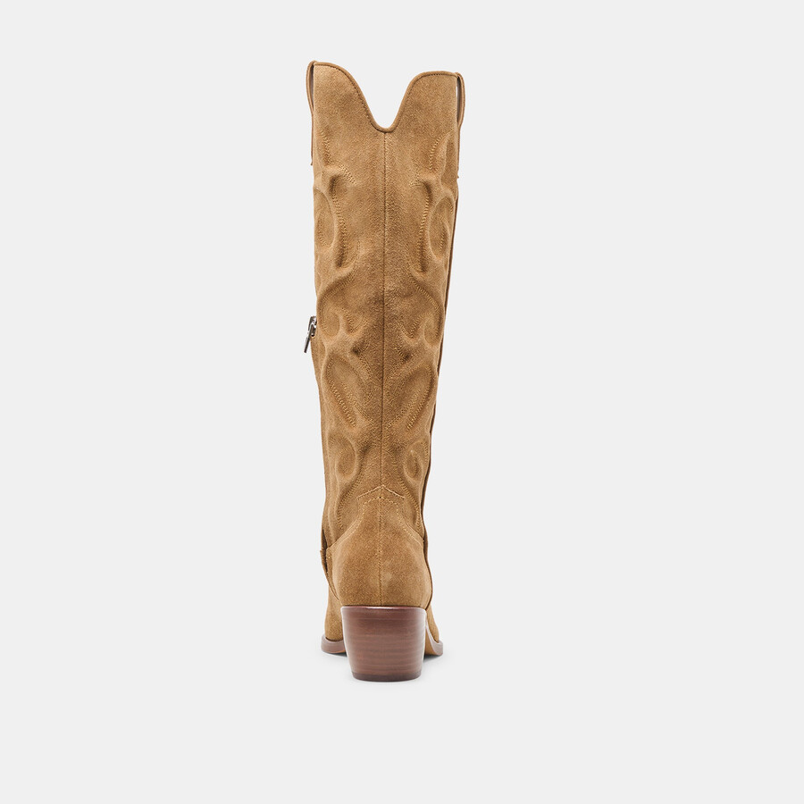 mirla boots hellbraunes wildleder