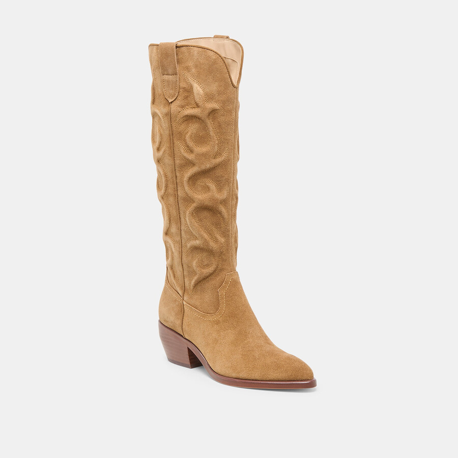 mirla boots hellbraunes wildleder