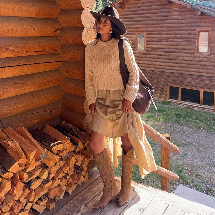 mirla boots hellbraunes wildleder