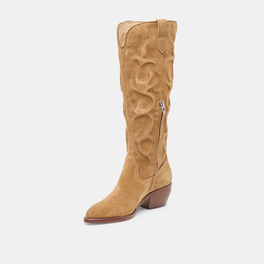 mirla boots hellbraunes wildleder