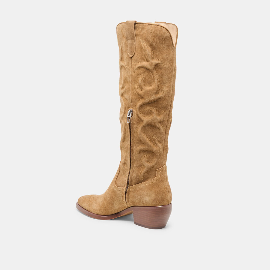 mirla boots hellbraunes wildleder