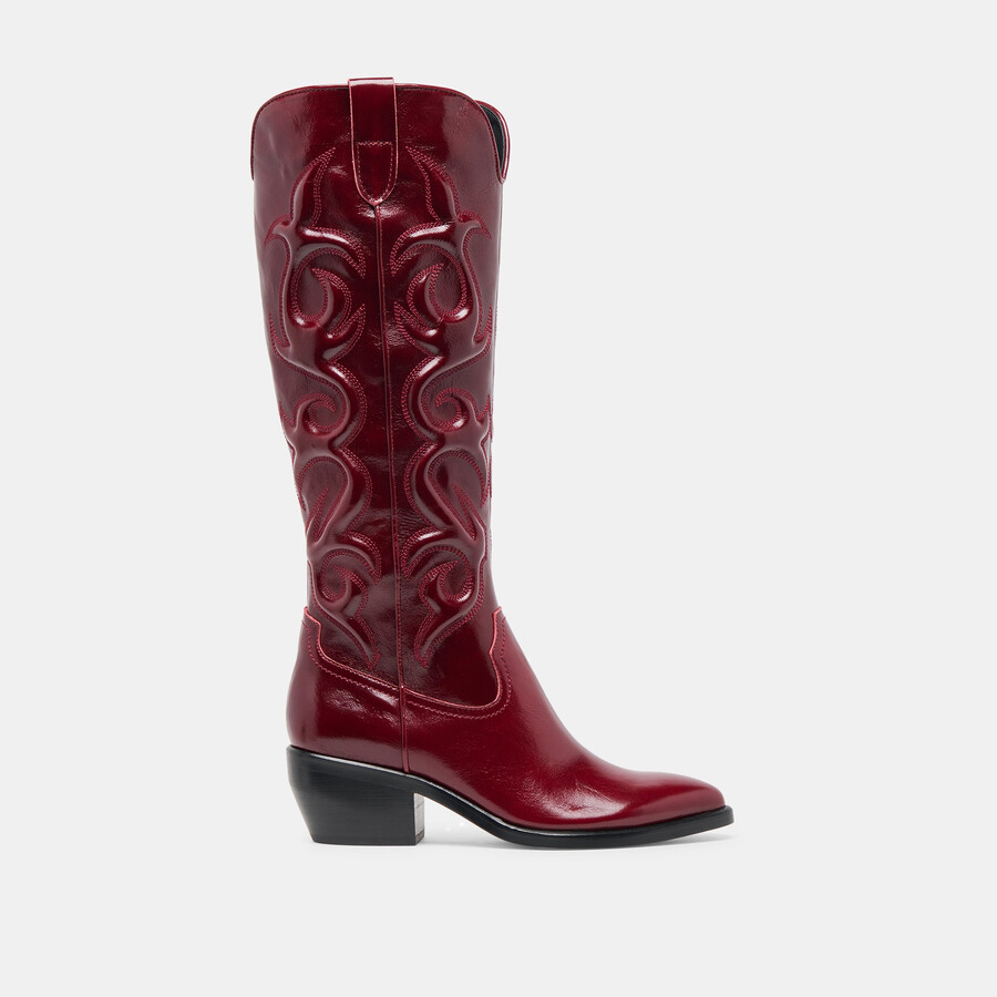 mirla boots oxblood leder