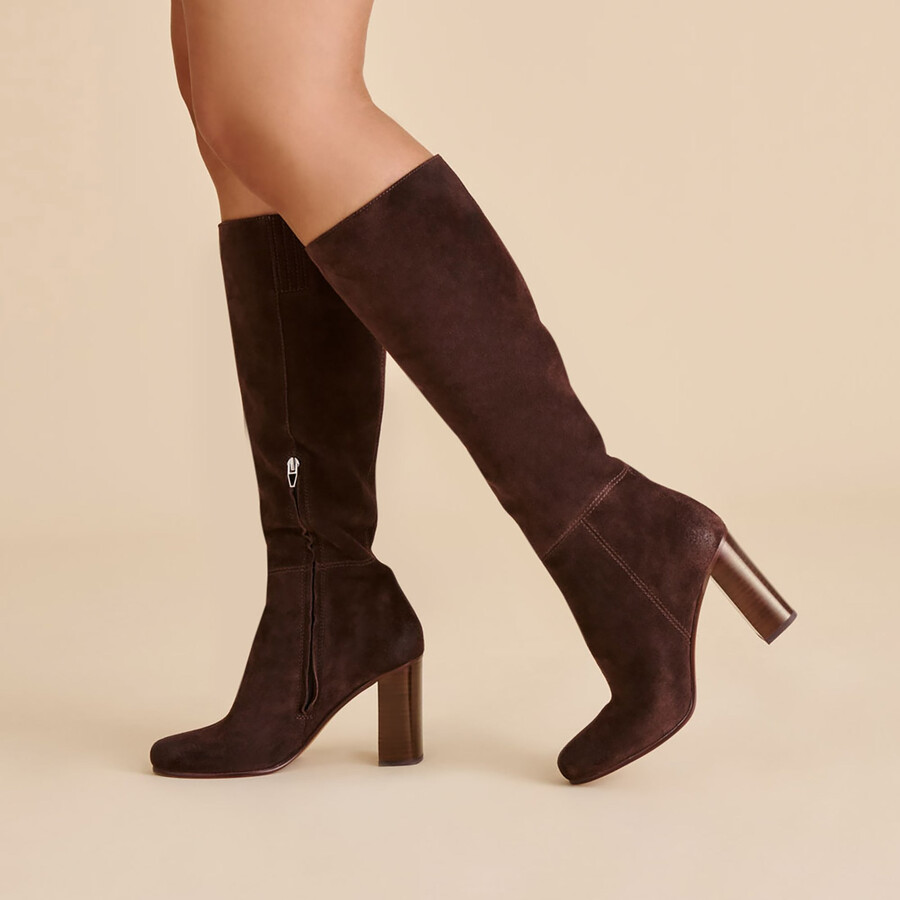 hudson boots mahagoni-wildleder