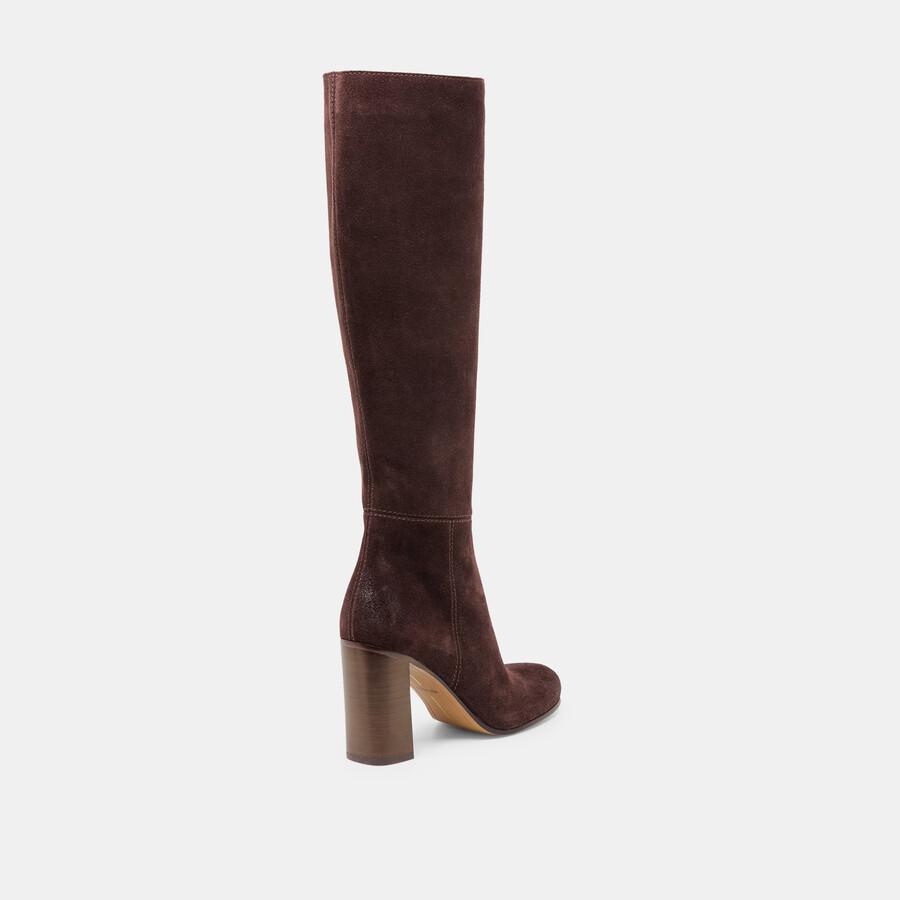hudson boots mahagoni-wildleder