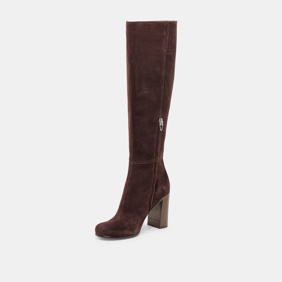 hudson boots mahagoni-wildleder
