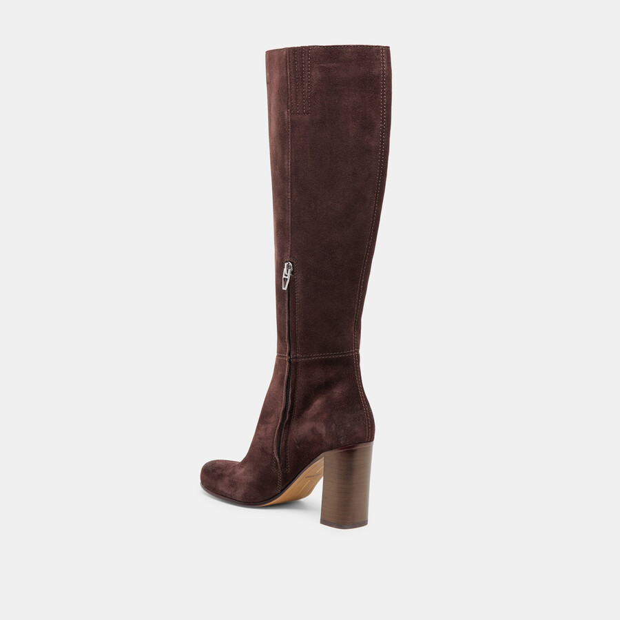 hudson boots mahagoni-wildleder