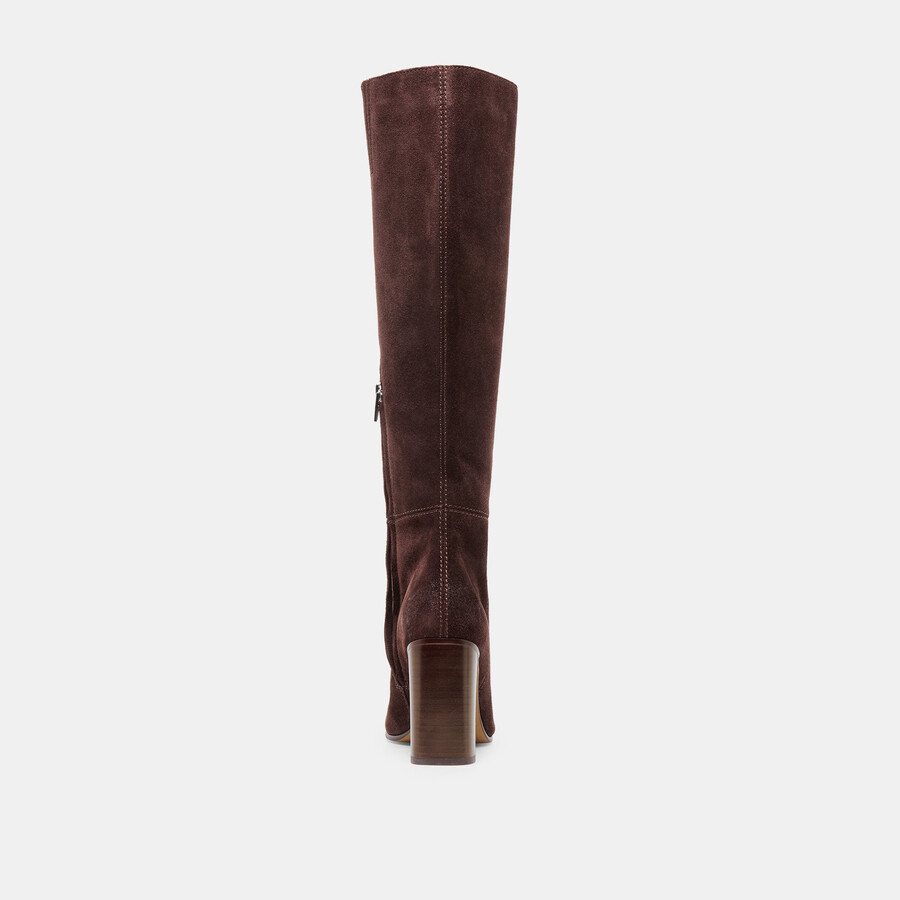hudson boots mahagoni-wildleder