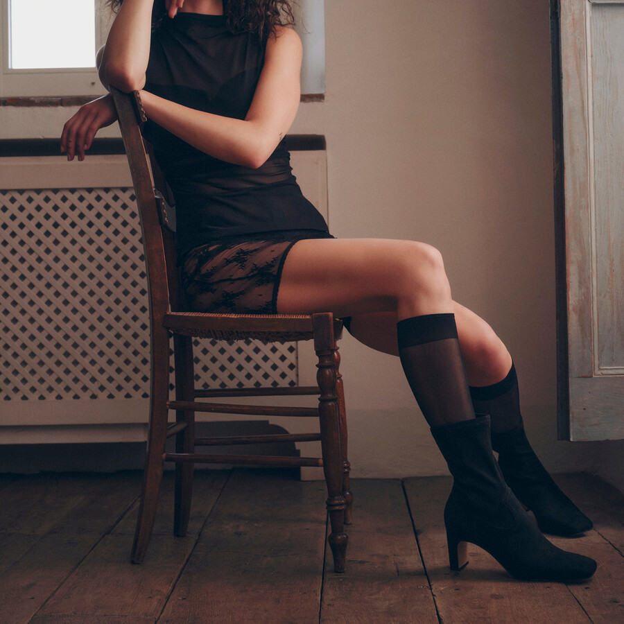 roan boots onyx stella wildleder