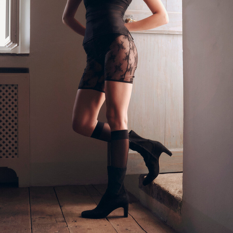roan boots onyx stella wildleder