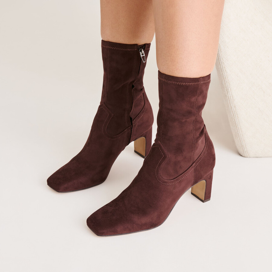 roan boots mahagoni stella wildleder