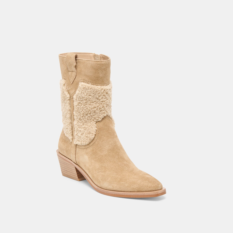 salil plush boots dunkeltaupe wildleder