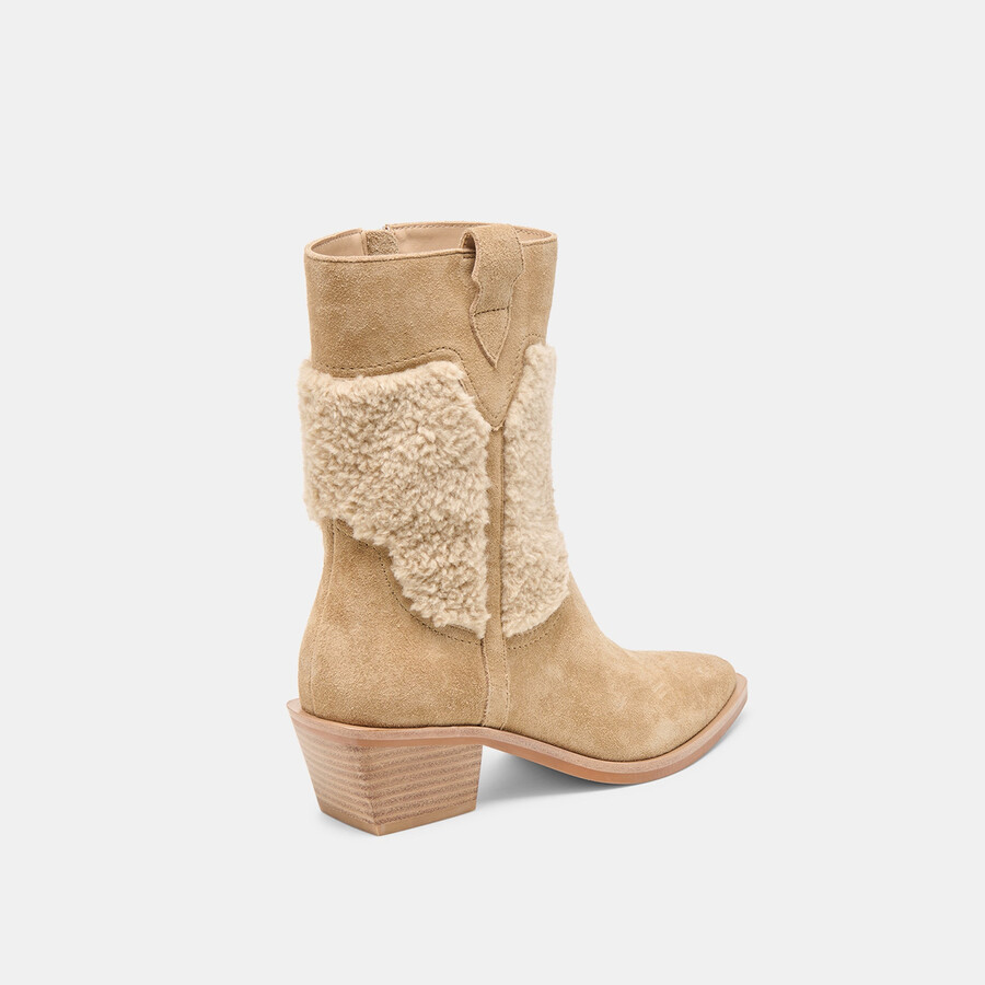 salil plush boots dunkeltaupe wildleder