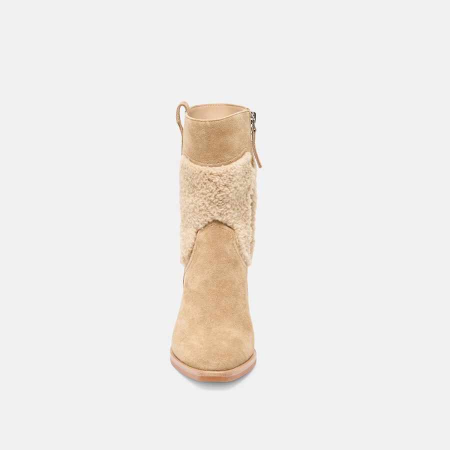 salil plush boots dunkeltaupe wildleder