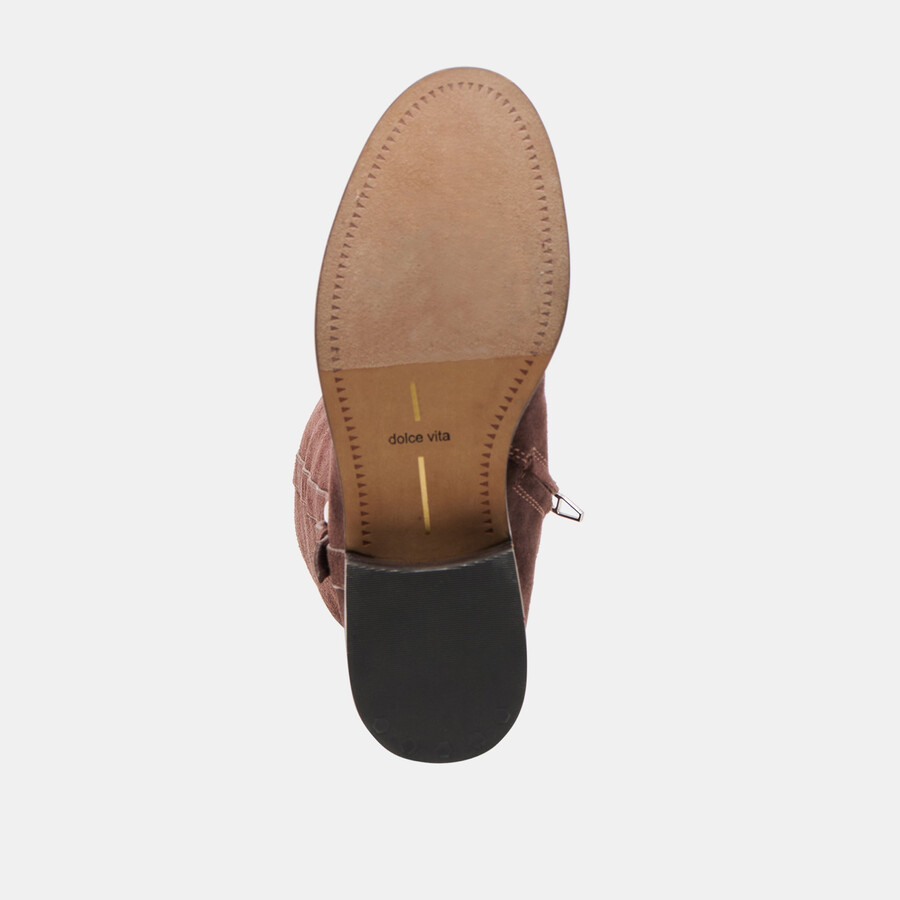 kilian h2o stiefel mit weitem schaft mahagoni-wildleder