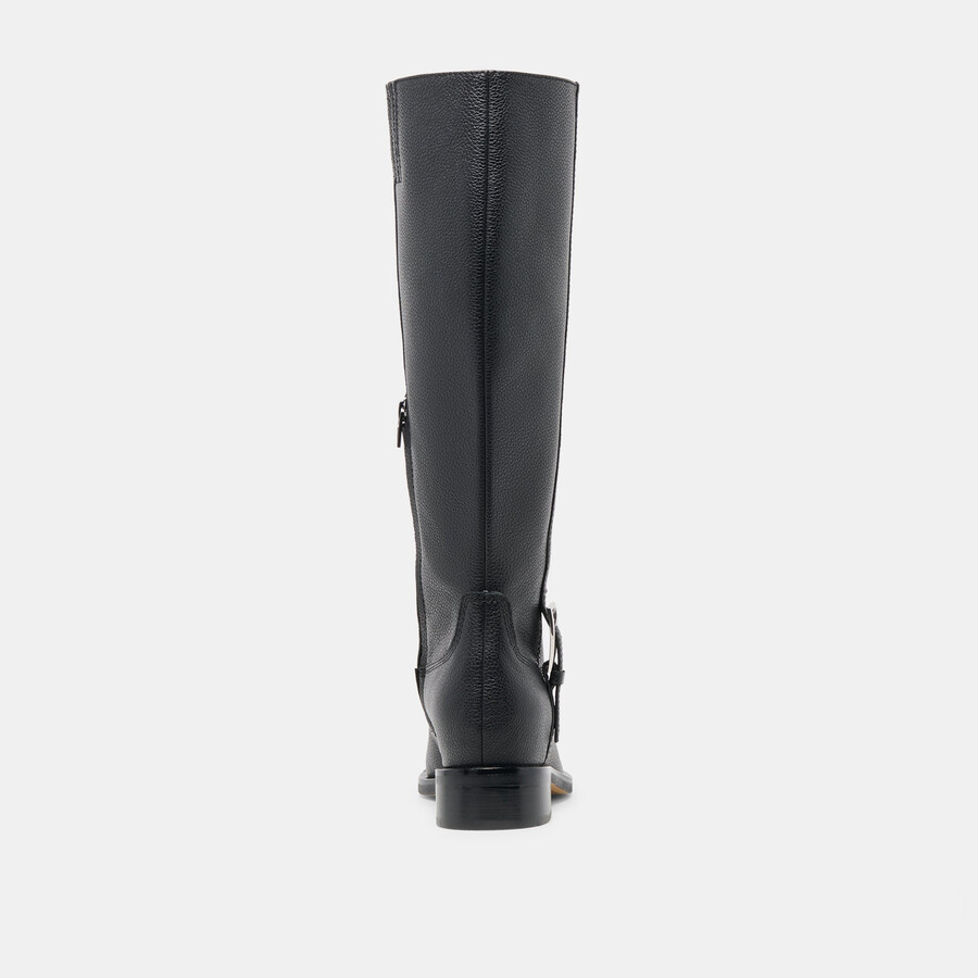 kilian h2o stiefel mit weitem schaft schwarzes leder