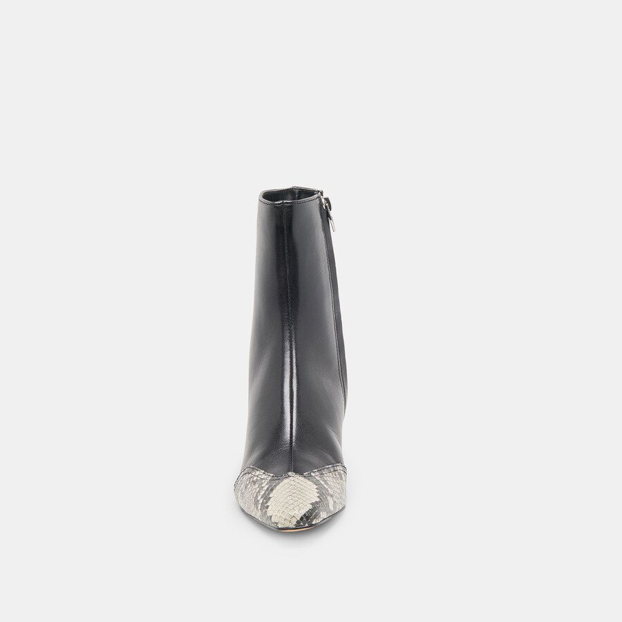 anika boots schwarz mehrfarbiges leder