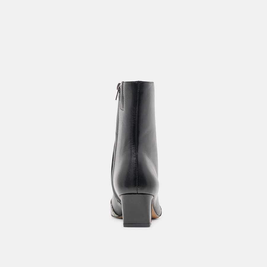 anika boots schwarz mehrfarbiges leder