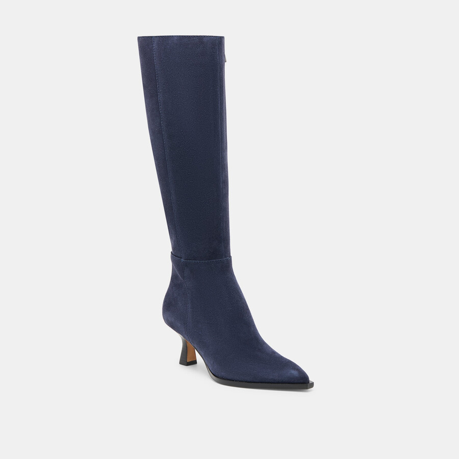 auggie boots navy wildleder