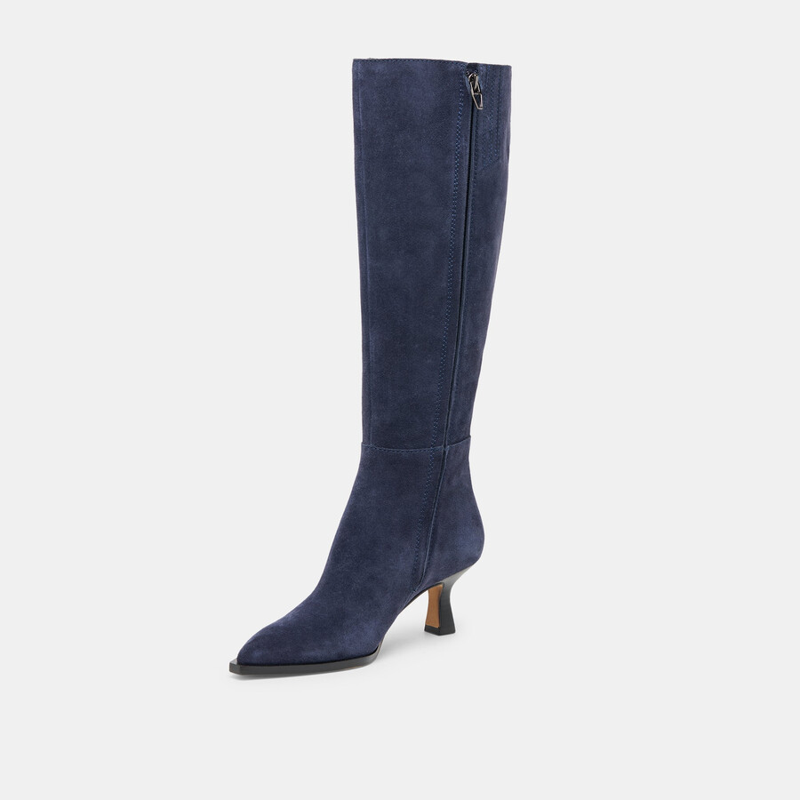 auggie boots navy wildleder