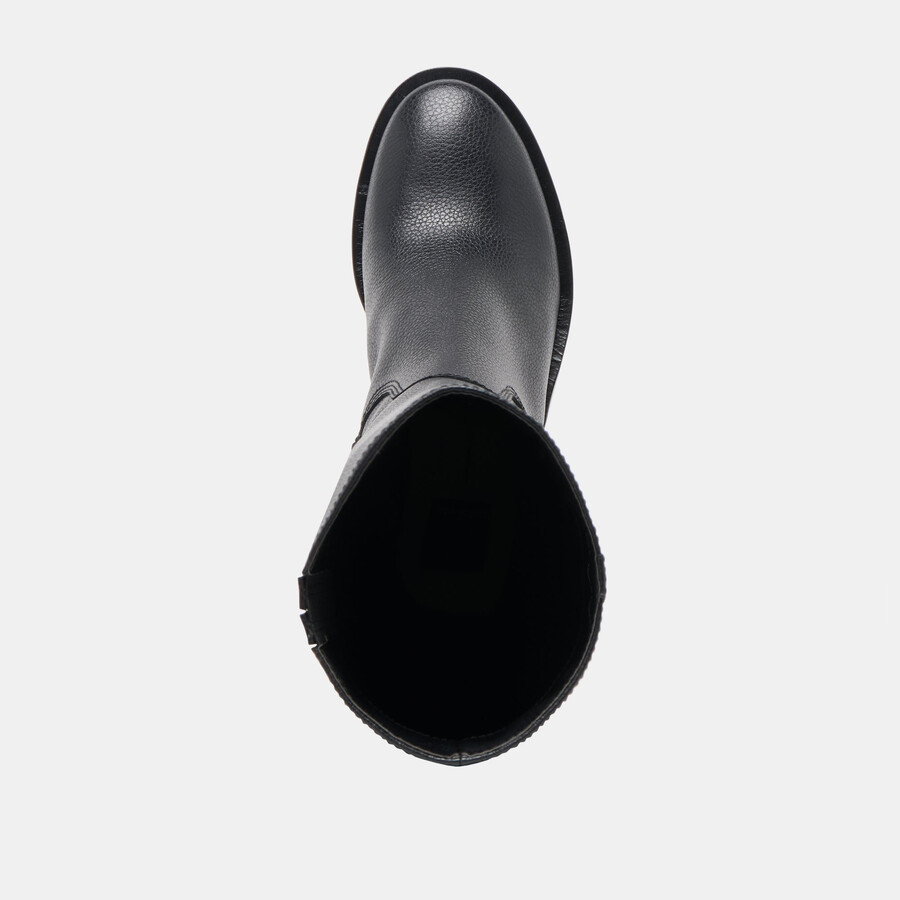 kilian h2o stiefel aus schwarzem leder