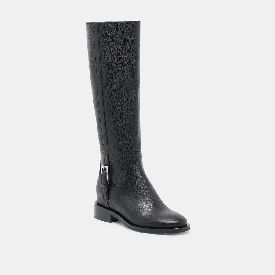 kilian h2o stiefel aus schwarzem leder